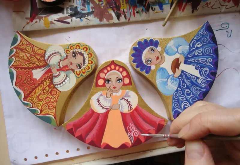 Роспись по дереву. Модуль 1: основы росписи по дереву